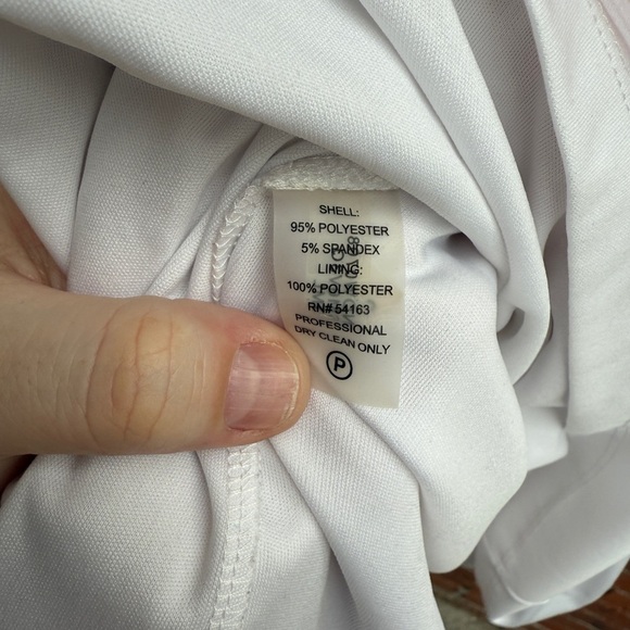 Calvin Klein Ombré White Orange Polka Dot Dress Size 6 Women’s - Picture 7 of 7